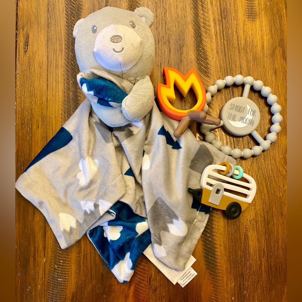 Bear Lovey and Teether Bundle